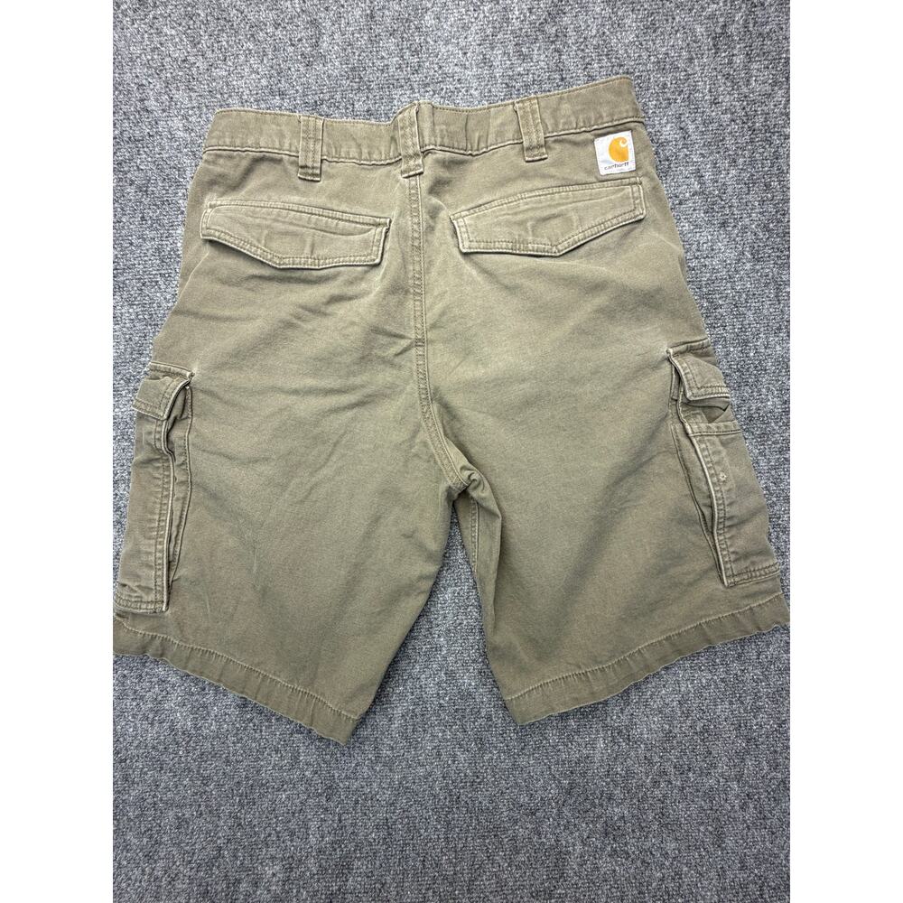 Carhartt Cargo Shorts Relaxed Fit Olive Workwear 33 - Picture 2 of 9